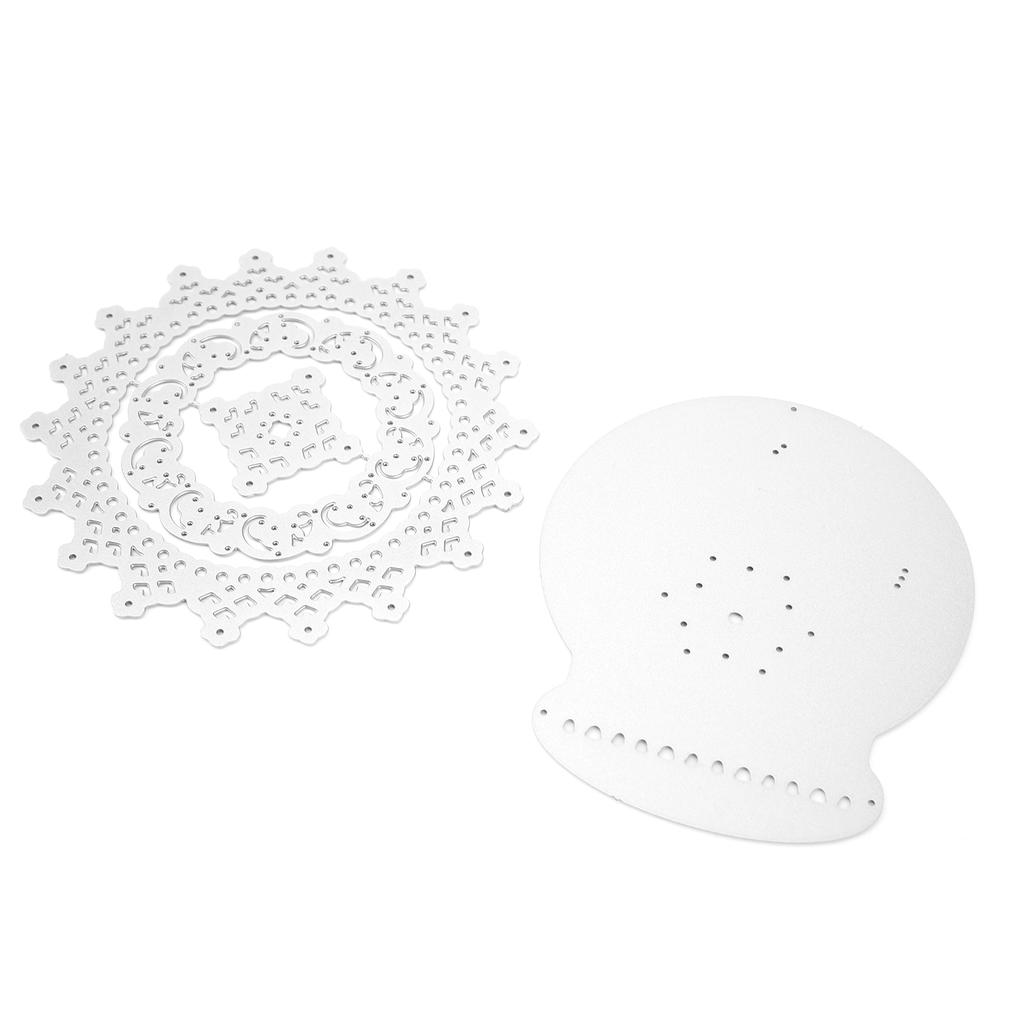 2 шт. режущие штампы для тиснения металла, углеродистая сталь, режущая машина для бумаги, ручной работы, цветок, Carvi