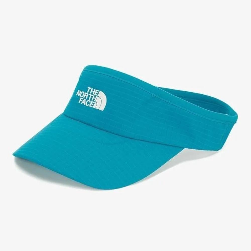 The North Face CR32C Summer LT Visor BLUE Comfortable Hat for Daily Life, Travel, Exercise, and Hiking