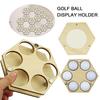 Сотовый держатель для мяча для гольфа, настенное крепление, деревянный шестиугольный мяч для гольфа, подставка для коллекционера, украшение, подарок для энтузиастов