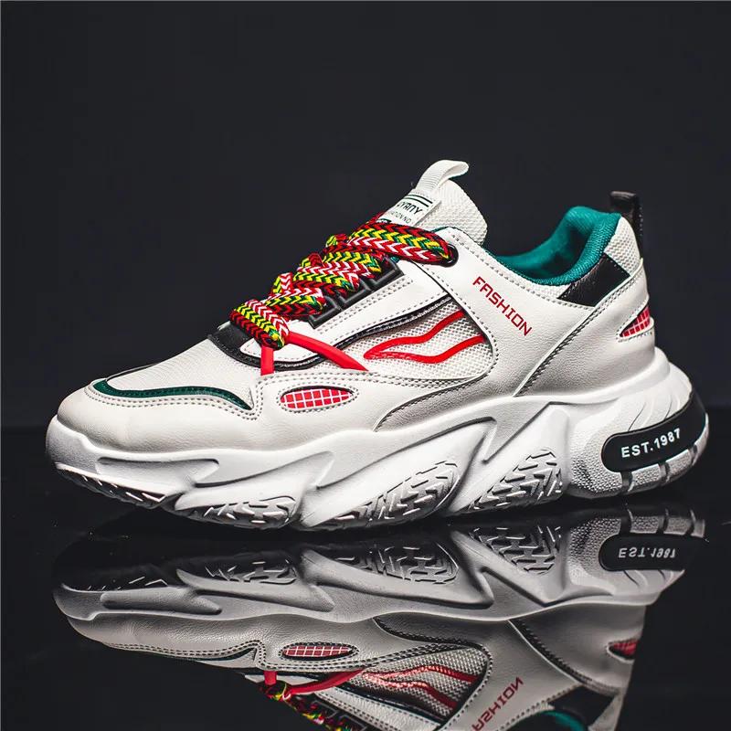 2024 Мужские повседневные кроссовки для ходьбы Модные дышащие сетчатые мужские кроссовки на платформе для бега Обувь для мужчин Zapatillas Hombre