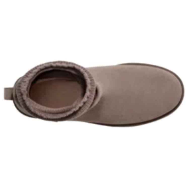 UGG Ультра мини-носки на платформе короткие зимние ботинки унисекс серые 1170712-SKP