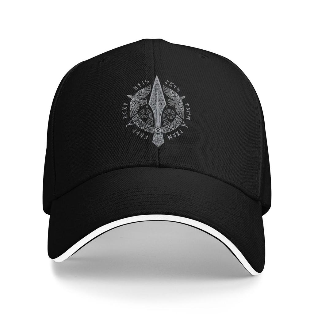 Скандинавские викинги Скандинавия Символ Одина Бейсболки Snapback Кепки-бейсболки Дышащие Повседневные Кепки для улицы Унисекс