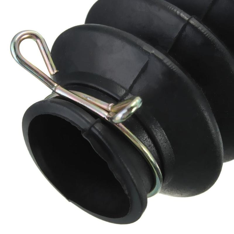 1 Pair 205mm Universal Motorcycle Rubber Front Fork Shockproof Dust Cover Gaiters Gators Boot Shock Protector