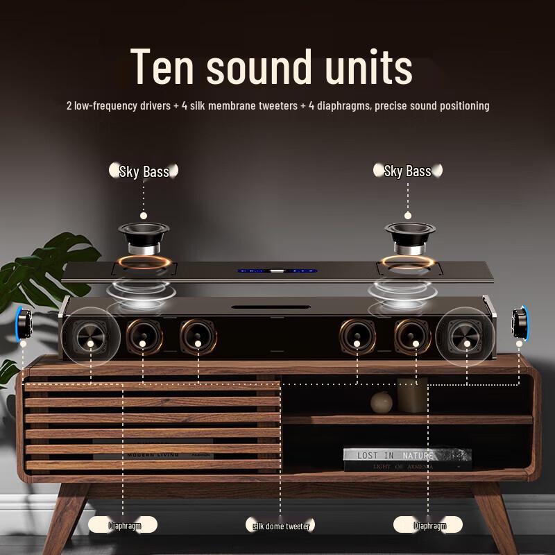 Newman G69 PRO Home Theater Soundbar with Wireless KTV