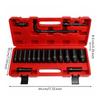 18 Pieces Deep High-Power Socket Set Hand Tool for Tire Changing