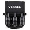 VESSEL Лимитированная серия Быстрый держатель тройной Черный QB-10B3KK