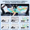 Автомобильный солнцезащитный козырек на лобовое стекло Летний солнцезащитный