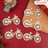 5Pcs 1:12 Dollhouse Miniature Christmas Bike Ornament Bicycle Model Home Decor Toy Doll House Accessories