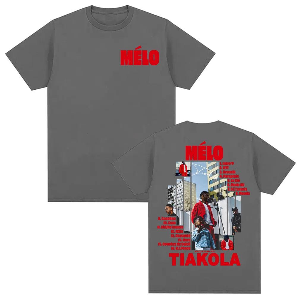 2026 HipHop Artist Tiakola Melos Summer Album Series Stylish and Retro Highquality Tshirts for Both Men and Women