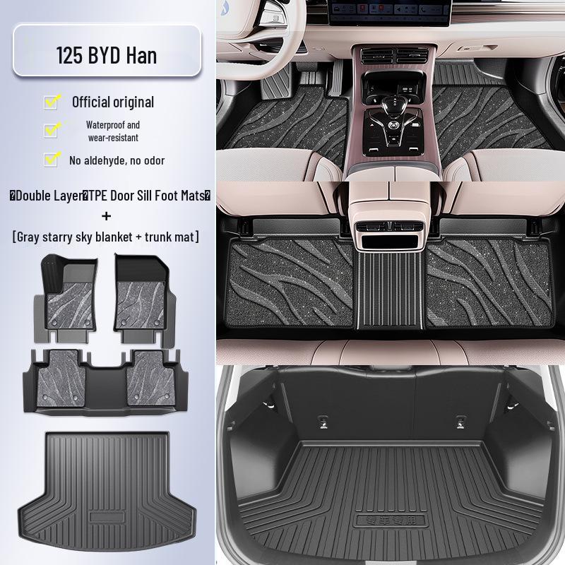 Полноразмерные коврики TPE для BYD Han EV DMi 2025 года