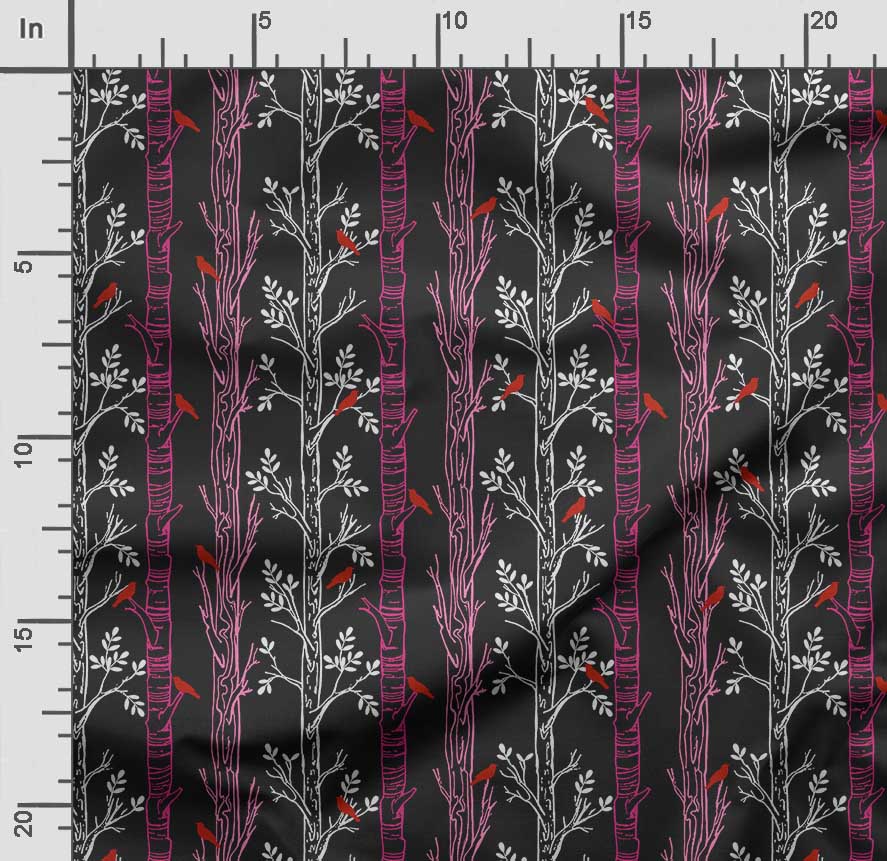 Soimoi Принт «Птица с листьями», Хлопковый батист, Ткань для квилтинга, продаваемая во дворе, шириной 42 дюйма, Хлопчатобумажная ткань средней плотности, Швейные принадлежности,