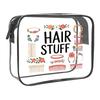 Clear Makeup Bag Large Capacity Cartoon Print Waterproof Cosmetic Pouch Lightweight Travel Organizer Tote Bag