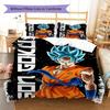Digital Print Dragon Ball Z Duvet Cover, 3 Pieces Bedding Set, No Core, Various Sizes, Children's Gift -HYQ9