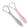1Pc Double Layer Tongue Scraper Stainless Steel Tongue Cleaner Oral Cleaner Oral Brush