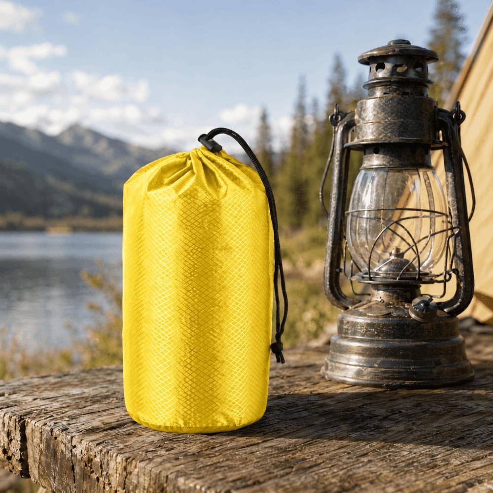 3 Pcs Grid Nylon Stuff Sack Waterproof Storage Sack Durable Compression Sack Backpacking