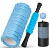 Foam Fascia 500KG Load Massage Fascia Roller Comes with Storage For Ultra Home Muscle Yoga Sports Set Light Blue Roller, Release, Capacity, Roller,