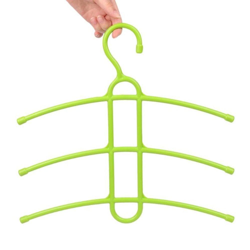 Multifunctional Hanger Hook 3 Layer Clothes Hanger Clothes Rack Wardrobe Organizer Space Saver