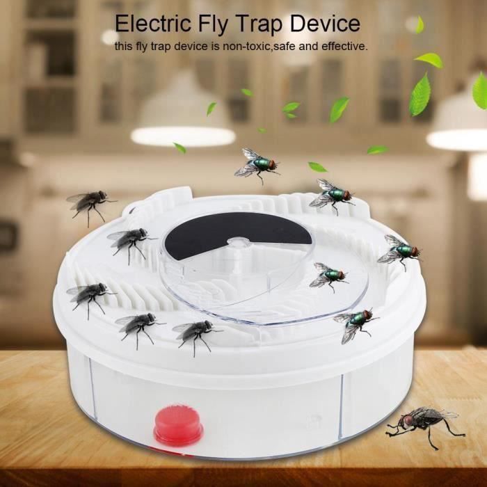 Dispositif électrique de piège à mouche muet automatique de rotation avec le câble d'USB de nourriture de piégeage-CY Jes13173