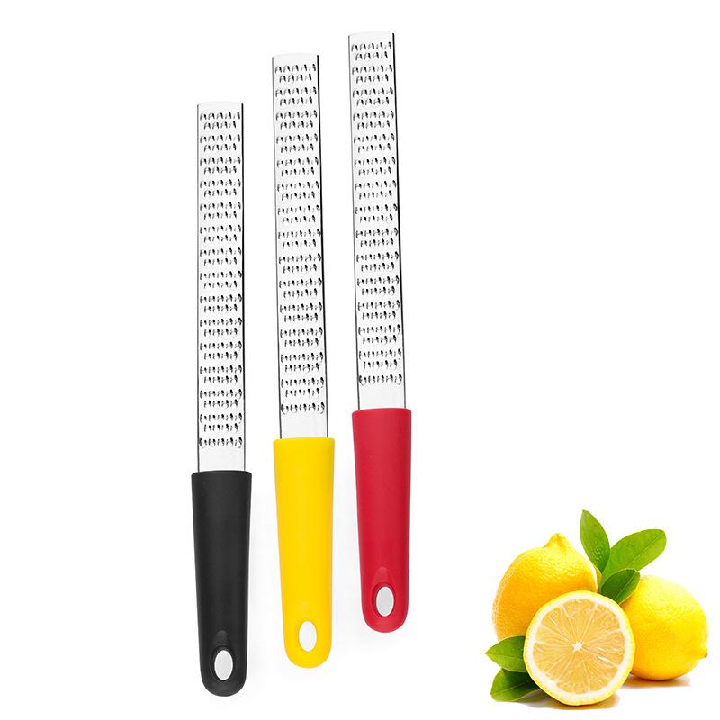 1pcs Stainless Steel Wire Grater Plastic Anti Slip Handle Cheese Grater Chocolate Lemon Garlic Fruit Grater Kitchen Gadget