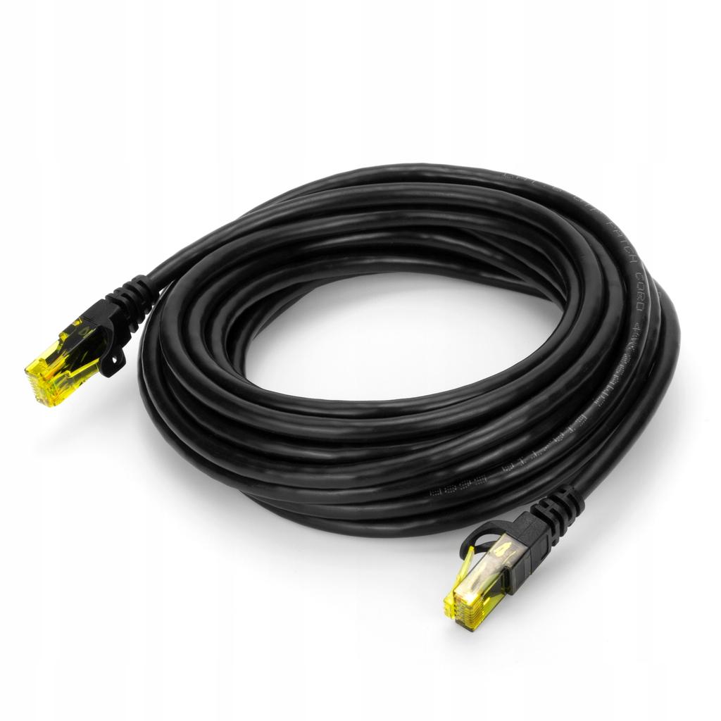 Patchcord U/UTP 6 Montis RJ45 / RJ45 network cable 15 m black INTERNET