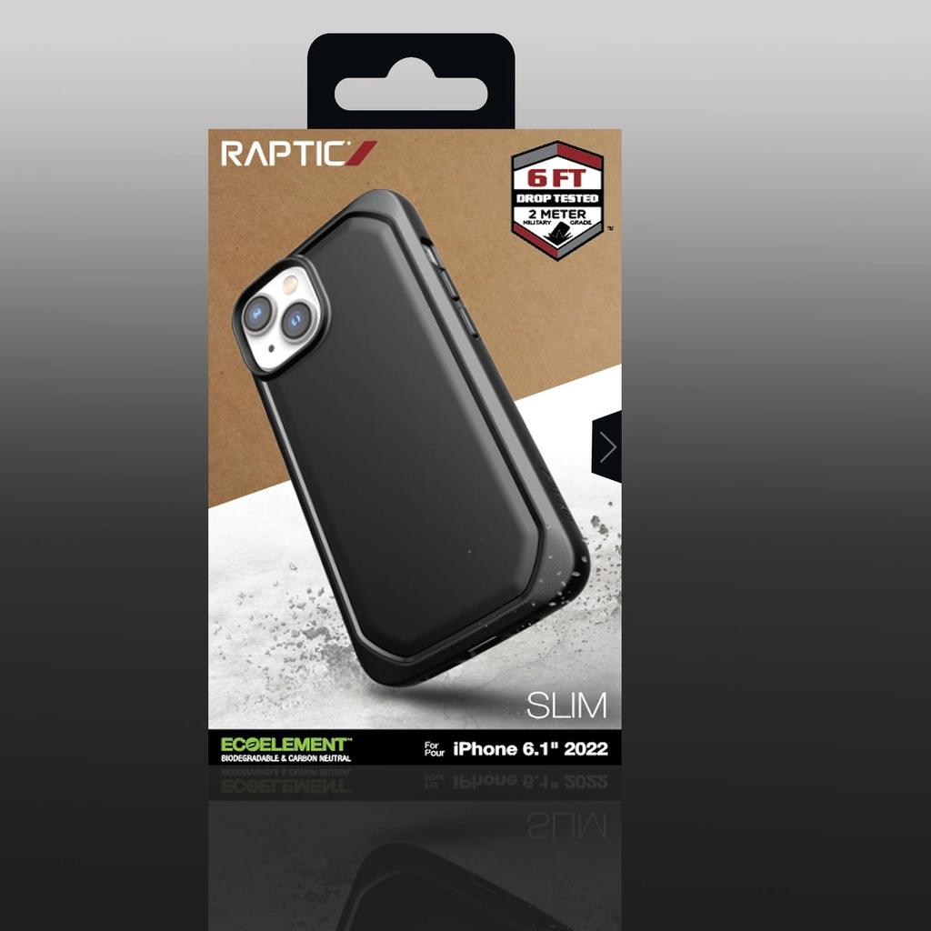 Raptic X-Doria Slim Case Iphone 14 Case, Black Back Cover