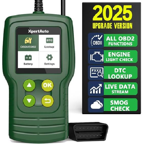 OBD2 Сканер Кодов для Диагностики Двигателя Автомобиля, Автомобильный CAN Диагностический Инструмент, R