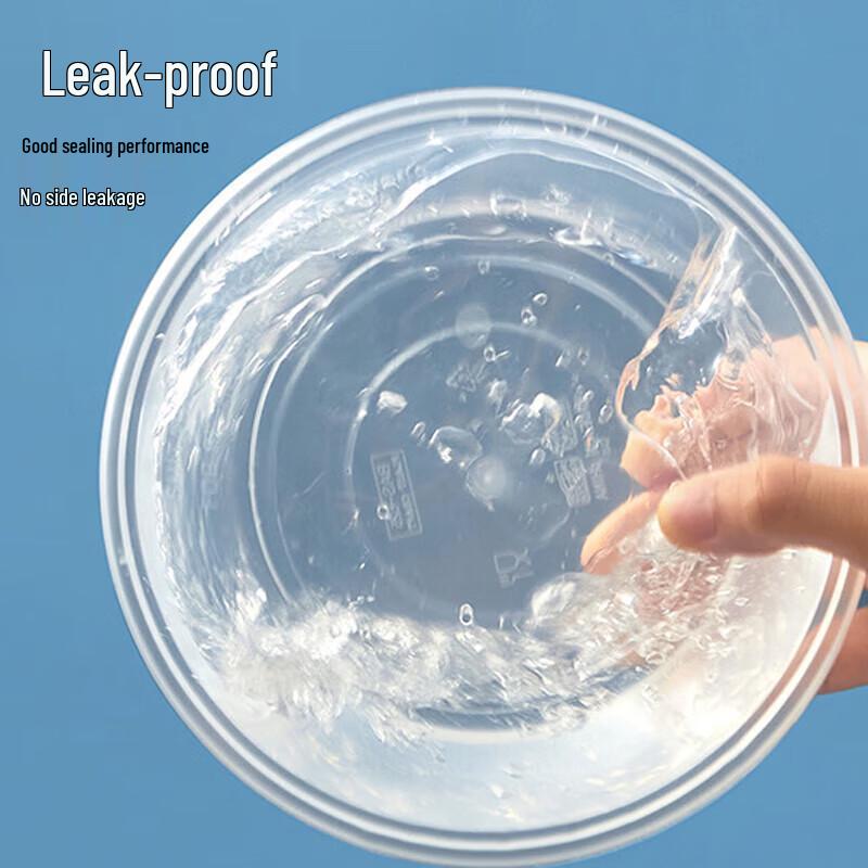 Yang Ge Disposable Round Transparent Plastic Food Containers with Lids