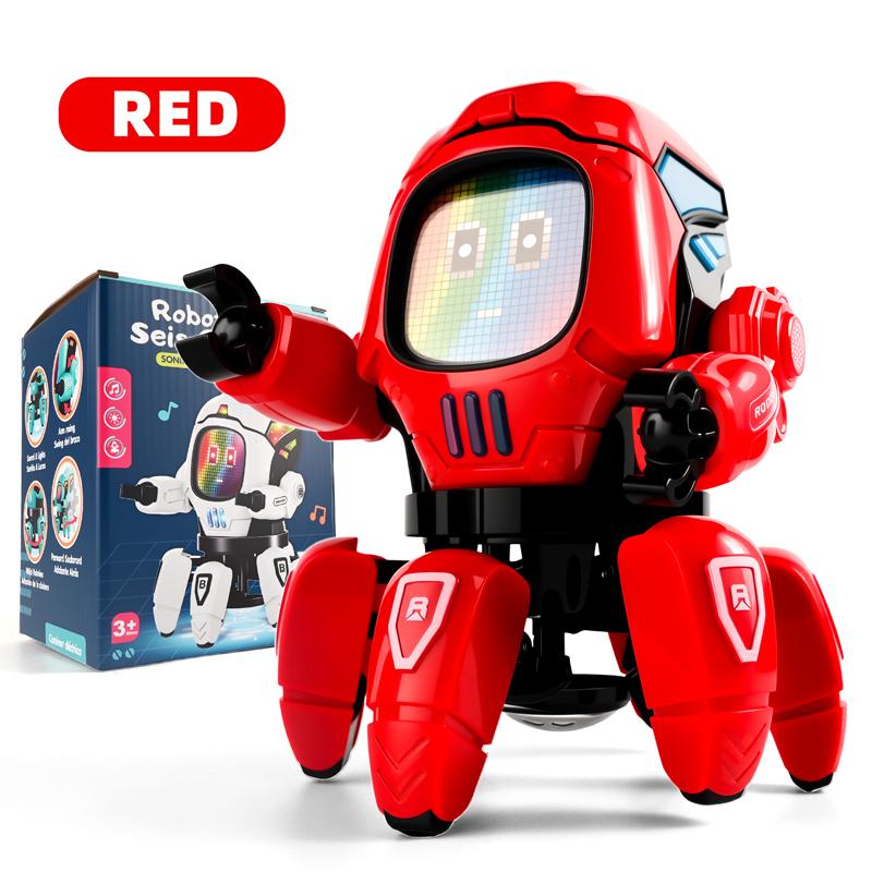 6 Claws Robot Dance Music Early Educational Toys For Children Interactive Electronic Robot Birthday Gifts for Kids Boys Girls