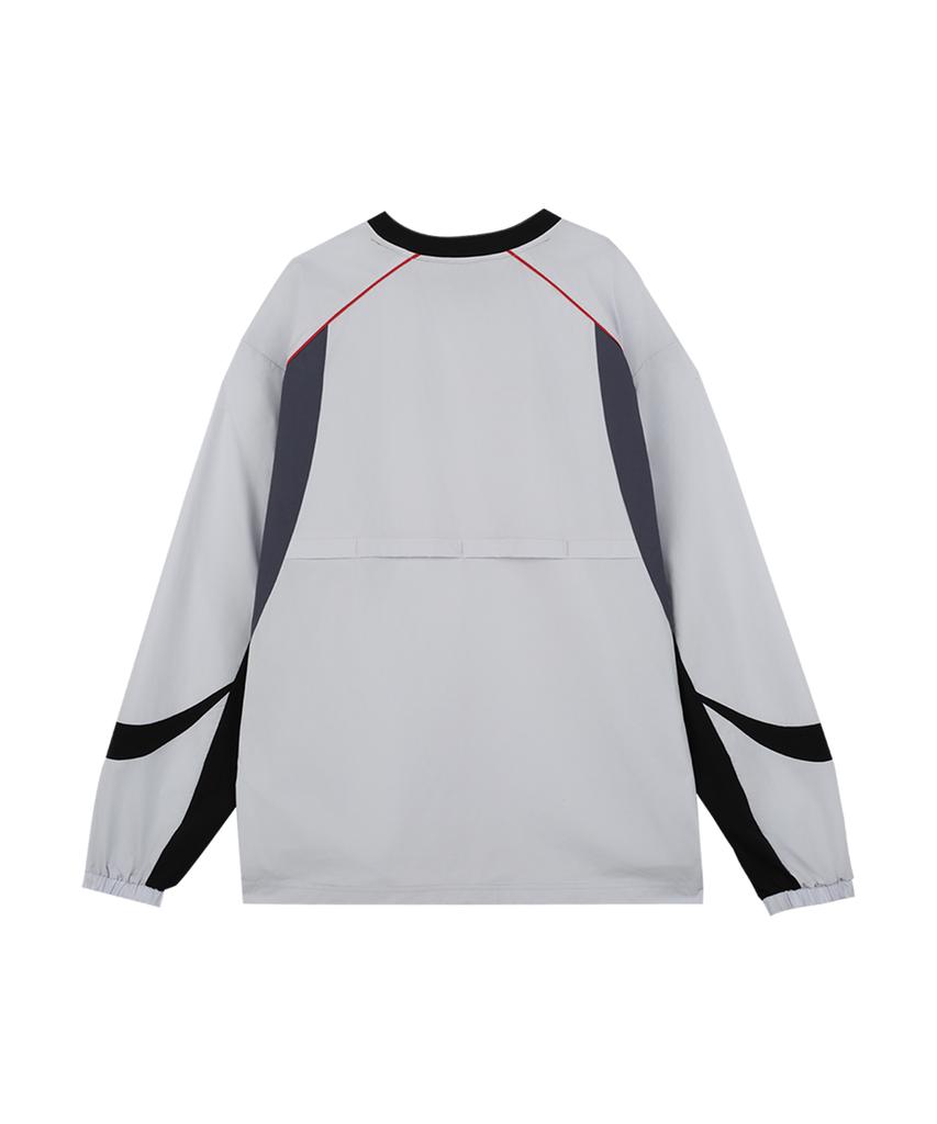 Анорак Yonex 265Jj003U Светло-серый Унисекс Цветная окантовка Акцентная точка