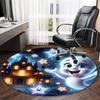 1pc Casper2 Carpet, Round Rug, Comfortable, Suitable for Entryways, Living Rooms, Office, And Bedrooms, Christmas Decoration