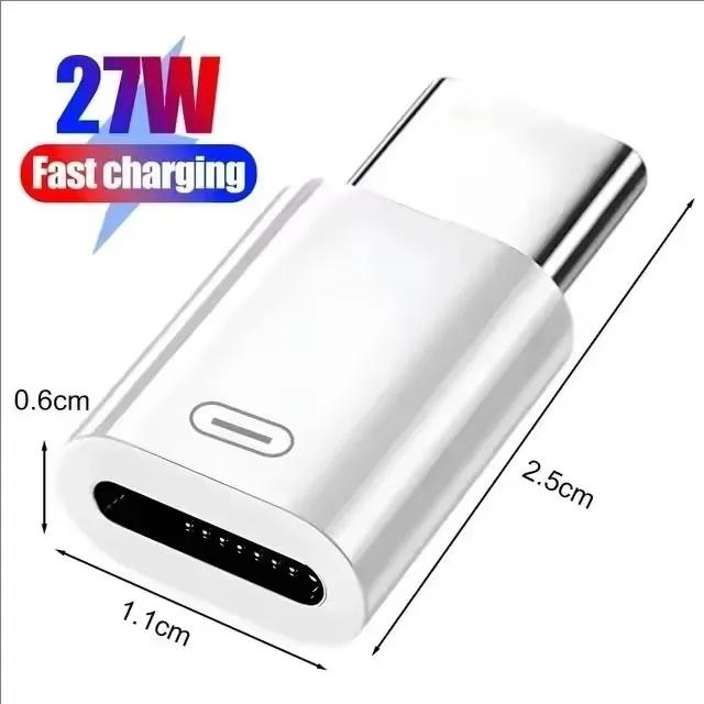 Xiaomi Адаптер для быстрой зарядки IOS на USB C Адаптер Lightning на Type C Конвертер для передачи данных USB C для iPhone 16 15 Samsung Google