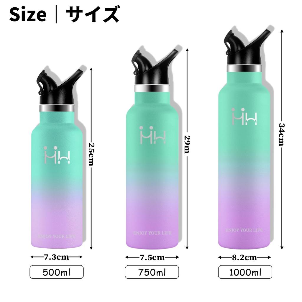 750ml Water Keeps Cold or Hot Suitable for Carbonated Easy To Easy To Comes with Cloth Highly Vacuum Insulated Stainless Steel Suitable for and