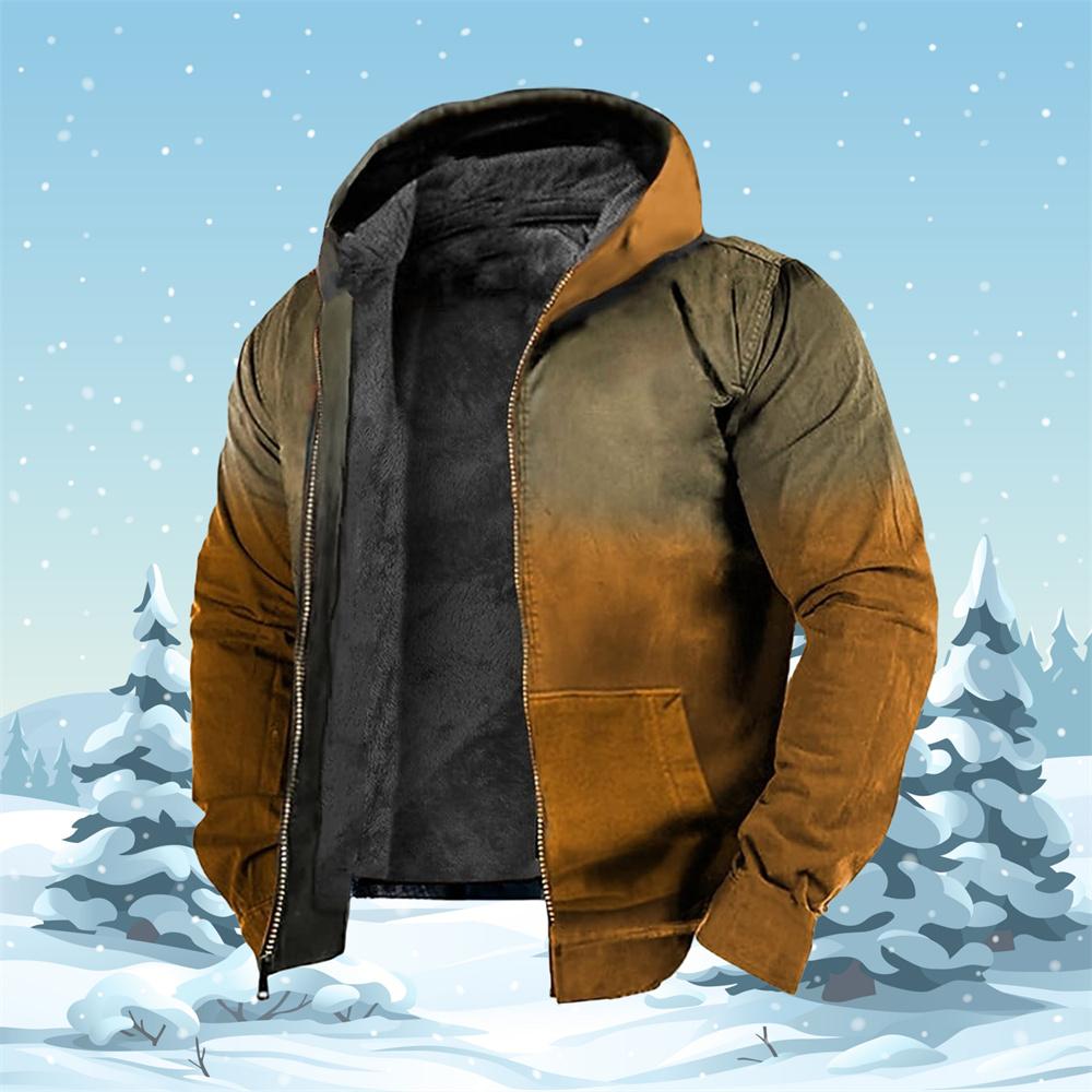 Мужские толстовки на молнии, зимние флисовые парки, пальто, куртки с этнической племенной графикой, толстовки, верхняя одежда, пальто на молнии с капюшоном