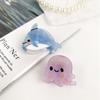 Acetate Ocean Series Hairpin Whale Barrette Headdress Small Hair Claw Clip  Girls
