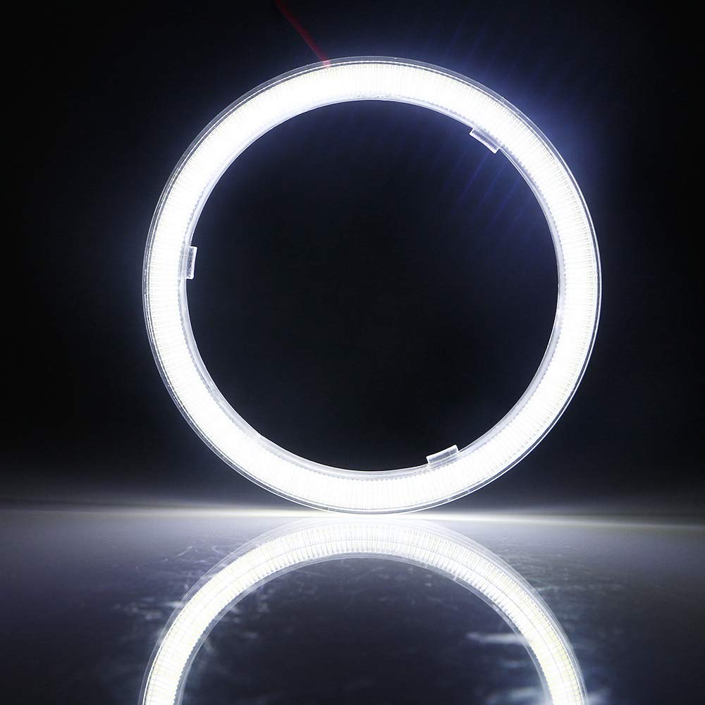 Светодиодная противотуманная фара YongMingCOB Squid Ring, белая, 60 мм, 39 нитей, с диффузионным колпаком, балласт 2 шт.