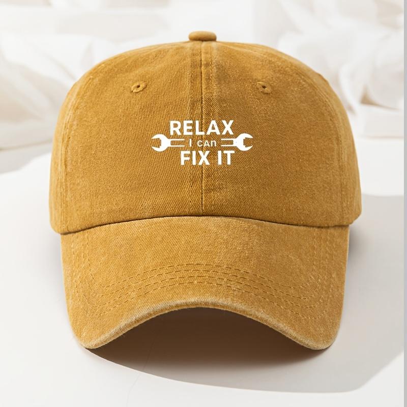 Fashion Printed Retro Washed Casual Hat, Adjustable High-quality Truck Fishing Hat, Mountaineering Peaked Hat