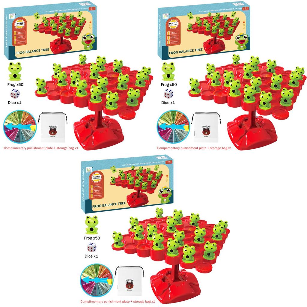 Frog Balance Tree Multiplayer Game Toy For Brain Development And Parent-child Interaction