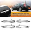 Для Chrysler 300C, передняя дверь автомобиля, задняя дверь, внешняя ручка, хромированная 2005-2010 2009 Dodge Magnum 2005 2006 2007 2008 Charge