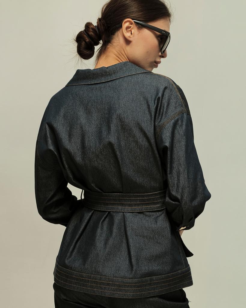 Костюм женский Phardi 7077 36 темно-синий (пиджак, брюки)