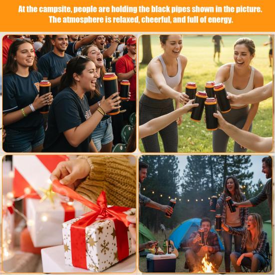 Двойной держатель для банок для пива, газировки, изолированный охладитель для банок из PLA с эргономичной ручкой, быстрая перезагрузка, аксессуар для мероприятий на открытом воздухе