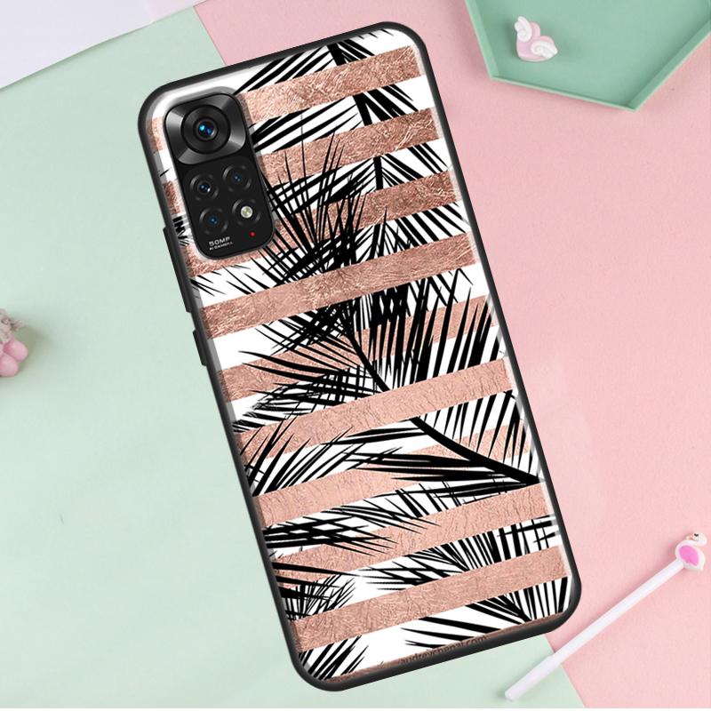 Love Rose Gold Style For Redmi Note 12 Pro Plus Cover For Redmi Note 10 8 9 11 Pro 12S 11S 10S 9S 9C 10C 12C Case