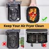2PCS Air Fryer Accessories for Ninja 9.5L/10QT Dual Drawer AF400 AF451 DZ401 DZ550 DZ302/Tower T17088 Air Fryer Silicone Liners