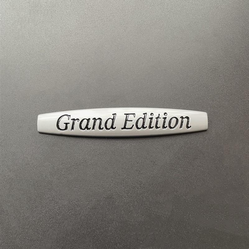 3D Металлический Логотип Эмблема Grand Edition Значок на Крыло Автомобиля Наклейка Grand Edition Аксессуары