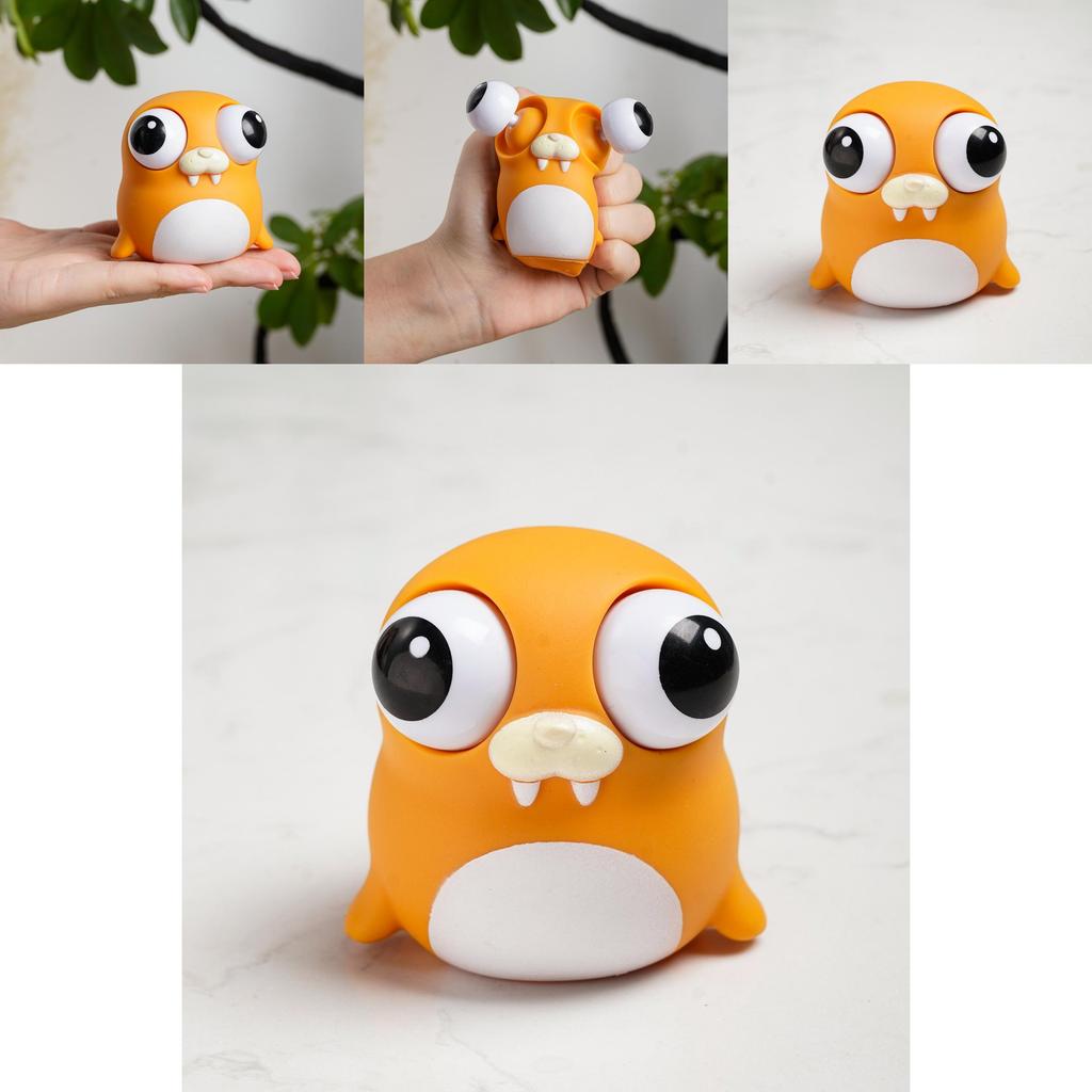 Игрушка-антистресс из ТПР с милым дизайном моржа для детей и взрослых