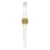 Casio Мужские кварцевые часы с будильником, водостойкие, из смолы A168XESG-9A