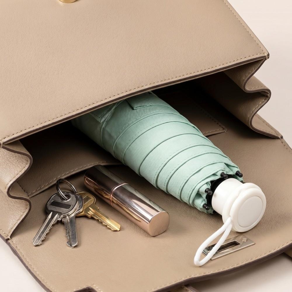 Ultraviolet Protection Pocket Parasol Folding Sun Shade Umbrella Pocket Rain Umbrella  Summer