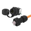LR20 M20 Высокогерметичный 1А Внешний LAN-кабель Водонепроницаемый IP65 Промышленный Автомобильный Ethernet RJ45 Коннектор CAT5 Сигнальный Адаптер Штепсельная Розетка