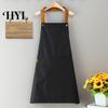 Oil-resistant Cooking Apron Solid Color Kitchen with Dual Pockets Waterproof Oil-proof Adjustable Fabric Breathable Men Women Chef Baking Bib