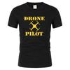Drone Pilot Unisex Tshirt Casual Tee Vintage T-Shirt Quadcopter Unisex Brand Teeshirt Fashionable Streetwear Summer Cotton T Shirt
