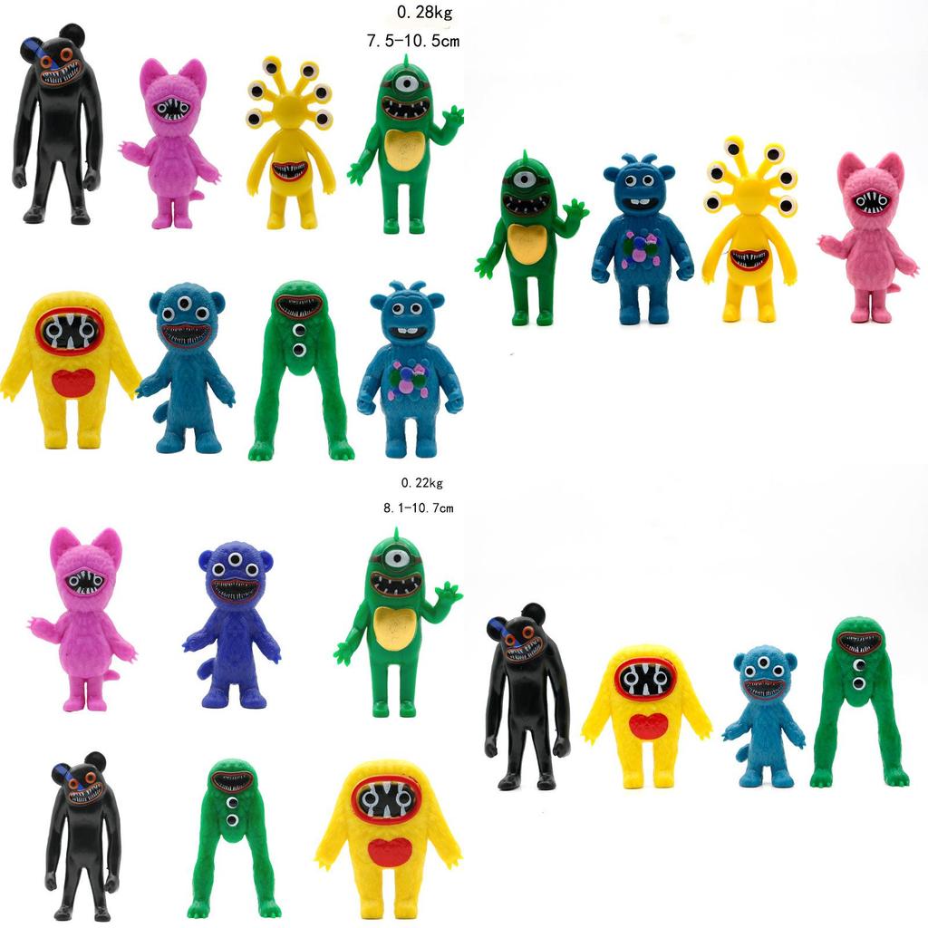 Фигурка из ПВХ Модель Улыбающийся Монстр Долина Радости Динозавр Ужас Игра Украшение для Торта